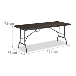 B2X Table de jardin pliante  