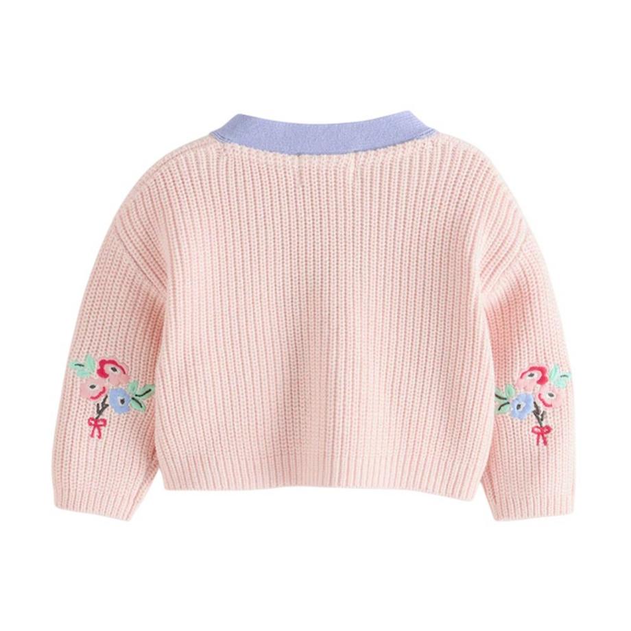 Cath Kidston Cardigan Lavorato a Maglia Floreale  