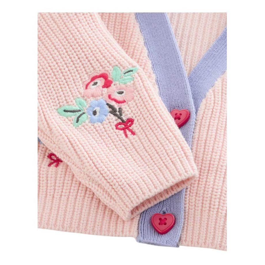 Cath Kidston Cardigan Lavorato a Maglia Floreale  