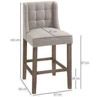 HOMCOM tabouret de bar  