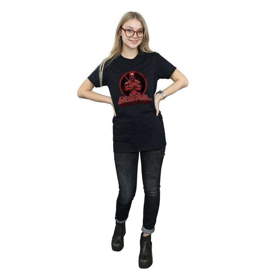 Deadpool Arms Crossed T-Shirt  