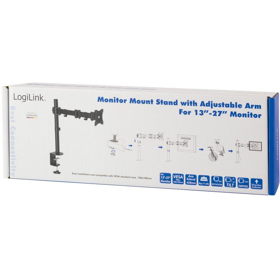 LogiLink  Monitorarm 13-27" 428mm 