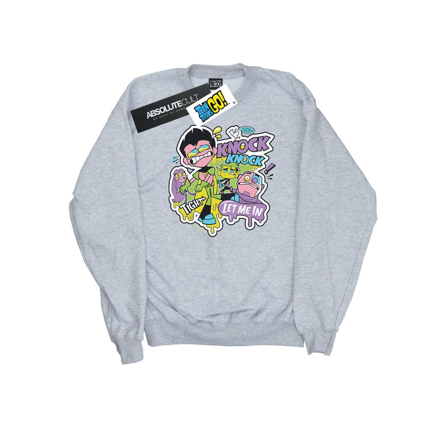 DC COMICS  Teen Titans Go Knock Knock Sweatshirt 