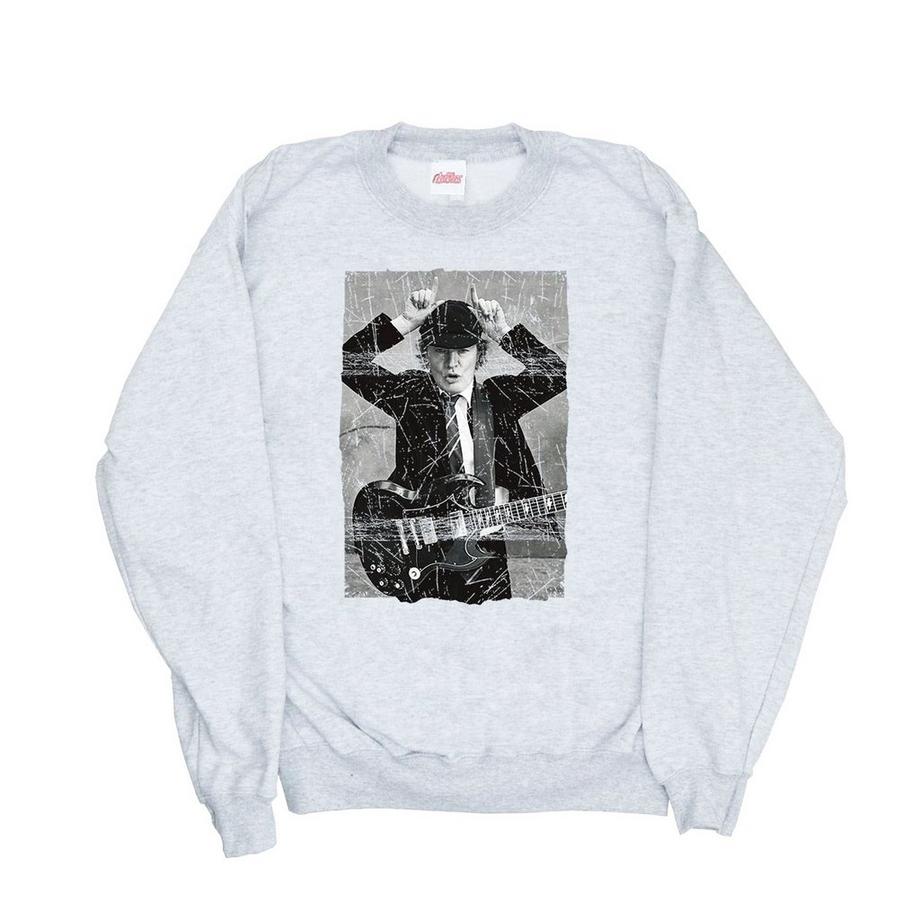 AC/DC ACDC Sweatshirt Imprimé Coupe Ajustée  