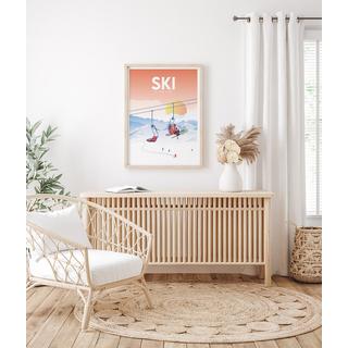La-Jonx Affiche de Ski in the Alps  