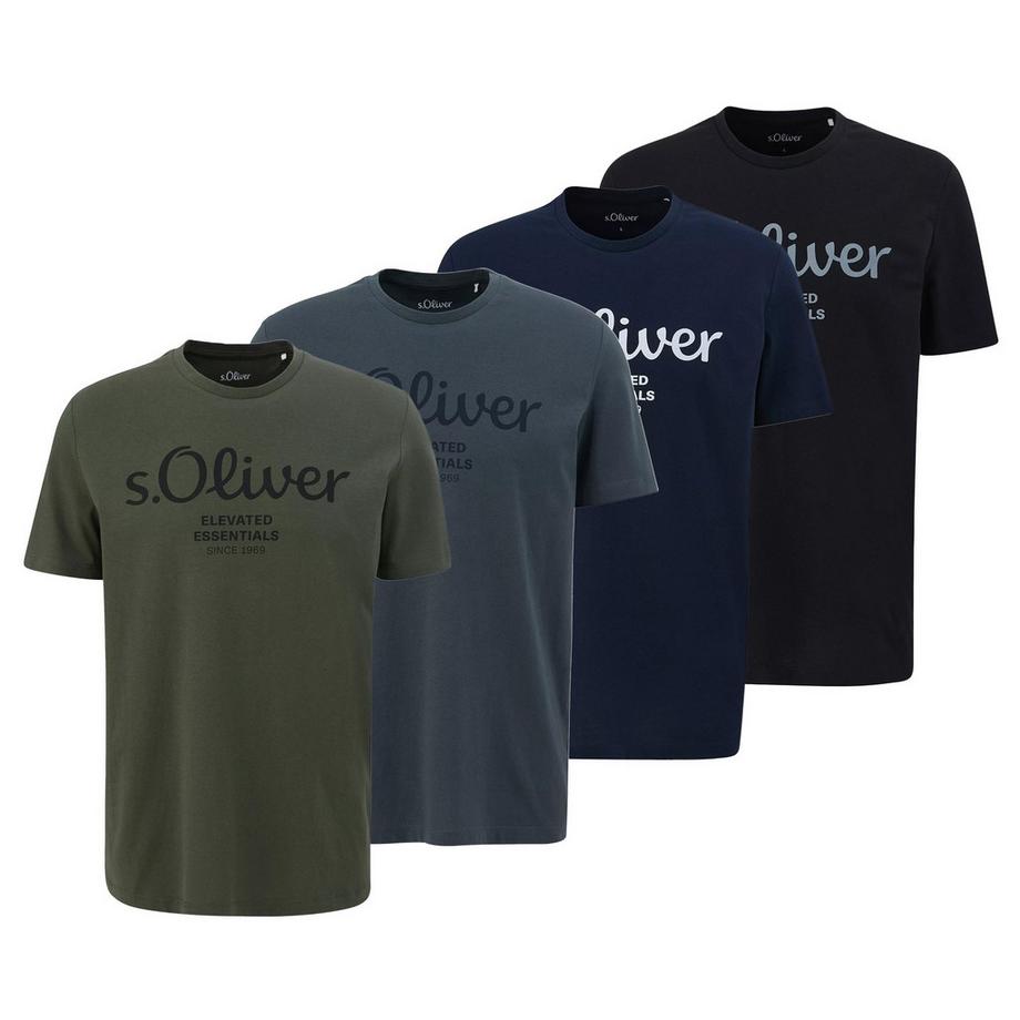 T-shirt  Pack de 4 Confortable à porter-Logo T-Shirt