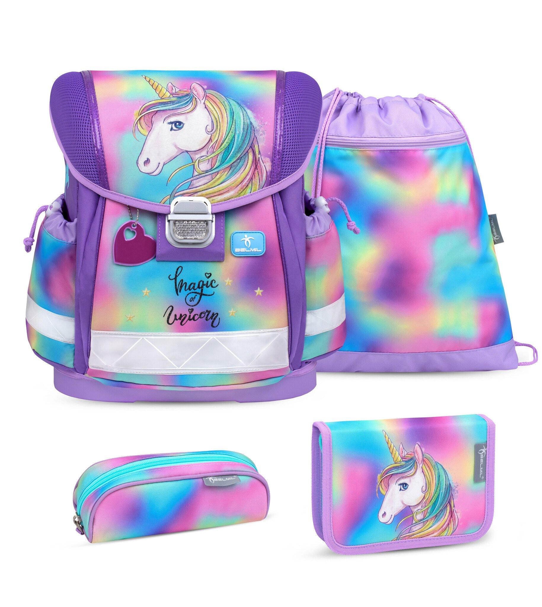 Belmil  CLASSY Schulrucksack-Set Rainbow Color 