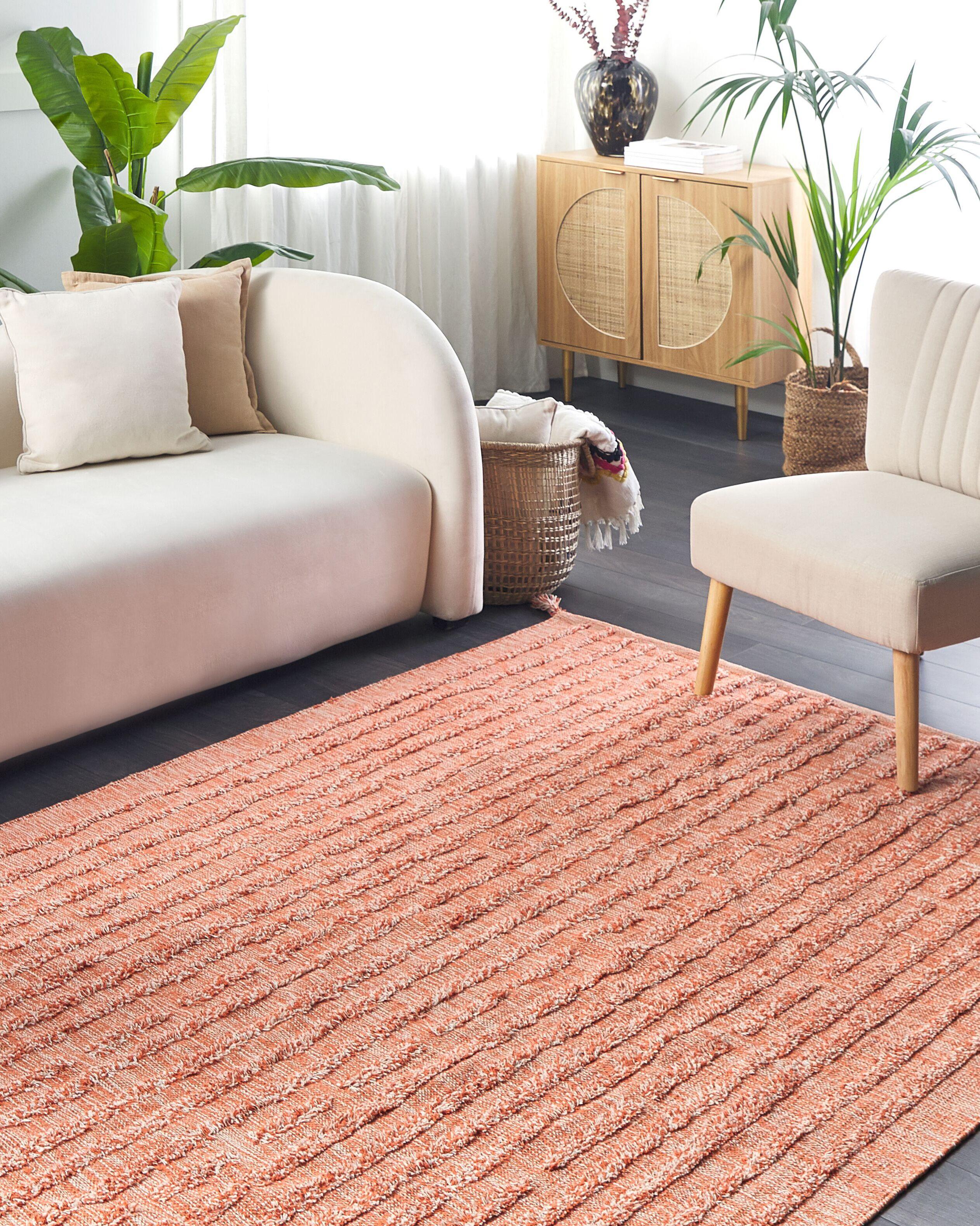 Beliani Tapis en Coton Boho MUGLA  