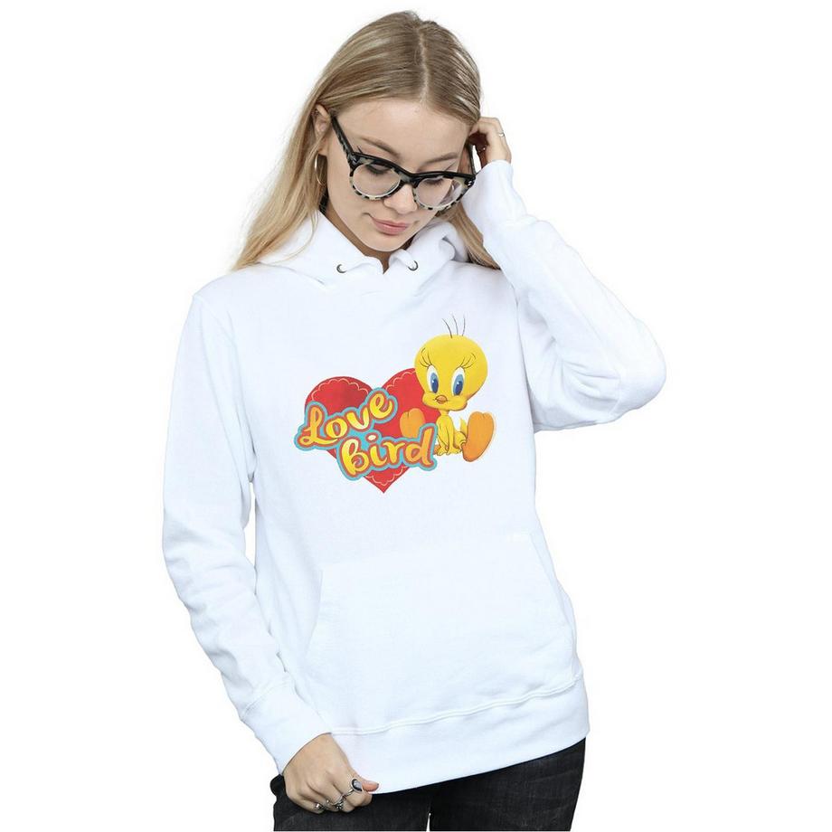 LOONEY TUNES Tweety Pie Valentine's Day Love Bird Felpa con cappuccio  