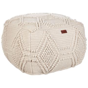 Pouf aus Wolle Boho CHOIM