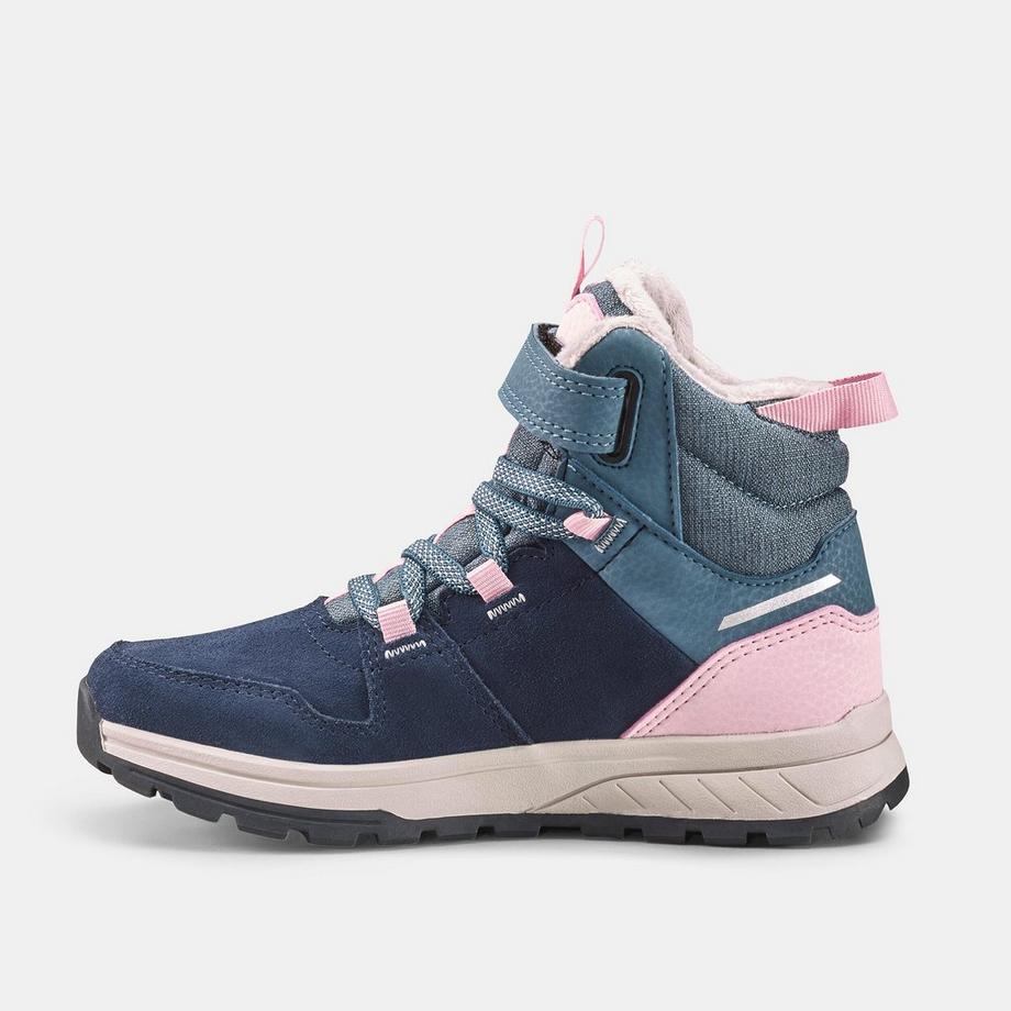 QUECHUA  Scarpe sportive bambino pelle impermeabile trekking invernale 