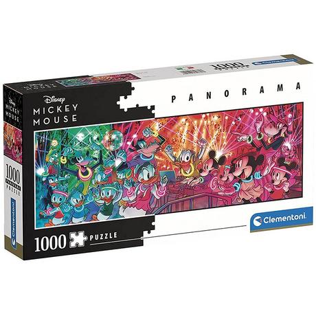 Clementoni  Puzzle Panorama Disney Disco (1000Teile) 