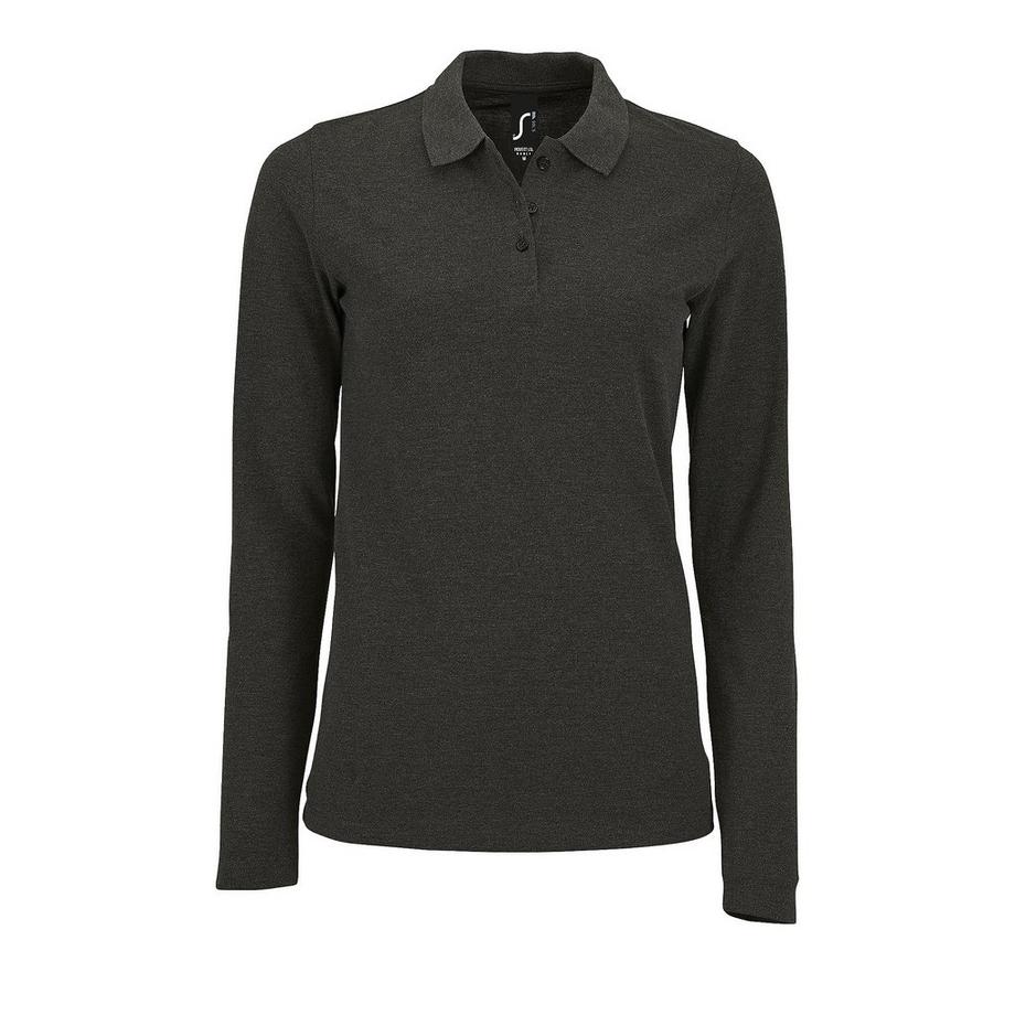 SOLS Pique Langarm Poloshirt  
