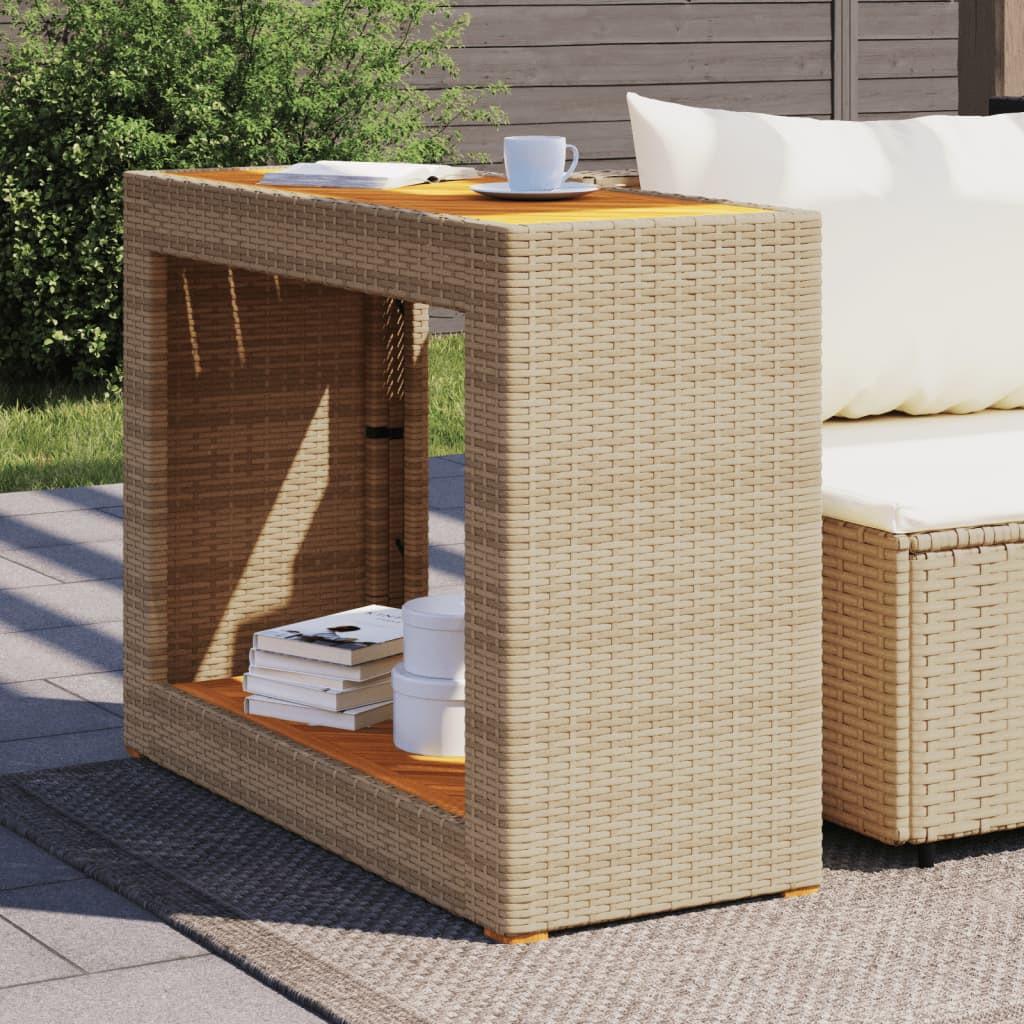 VidaXL Garten beistelltisch poly-rattan  