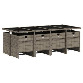 VidaXL Garten essgruppe poly-rattan  