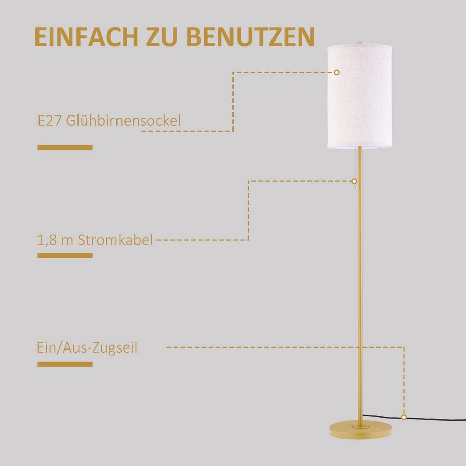 HOMCOM Stehlampe  