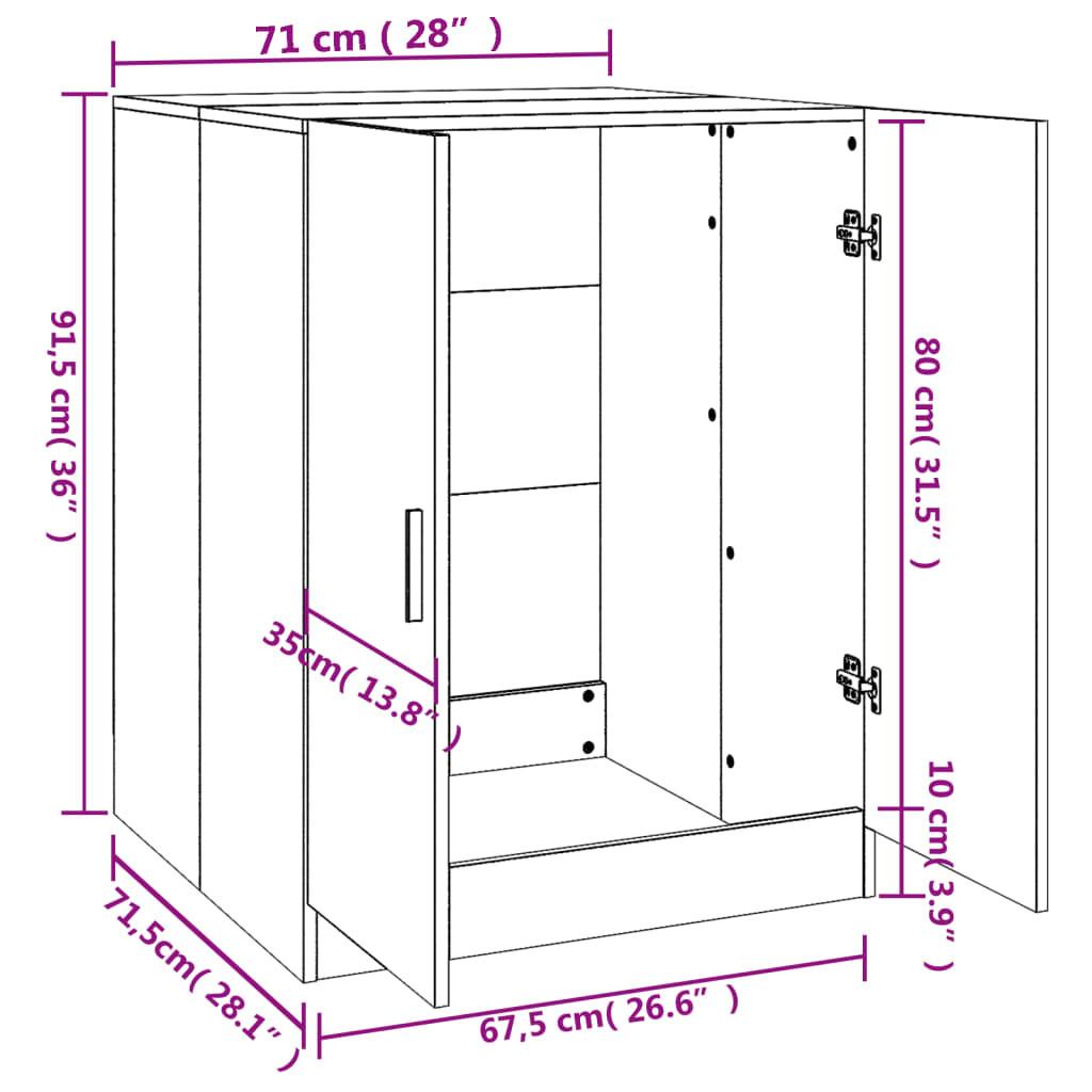 VidaXL Waschmaschinenschrank  