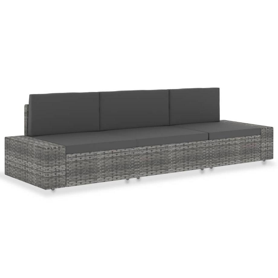 VidaXL Gartensofa poly-rattan  