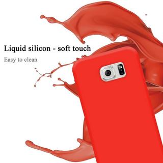 Cadorabo  Housse compatible avec Samsung Galaxy S6 - Coque de protection en silicone TPU flexible 