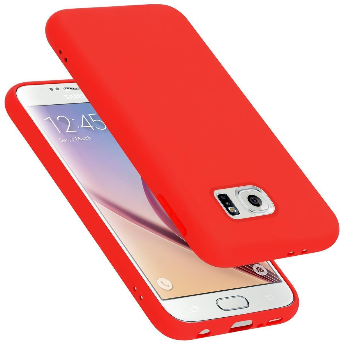 Cadorabo  Housse compatible avec Samsung Galaxy S6 - Coque de protection en silicone TPU flexible 