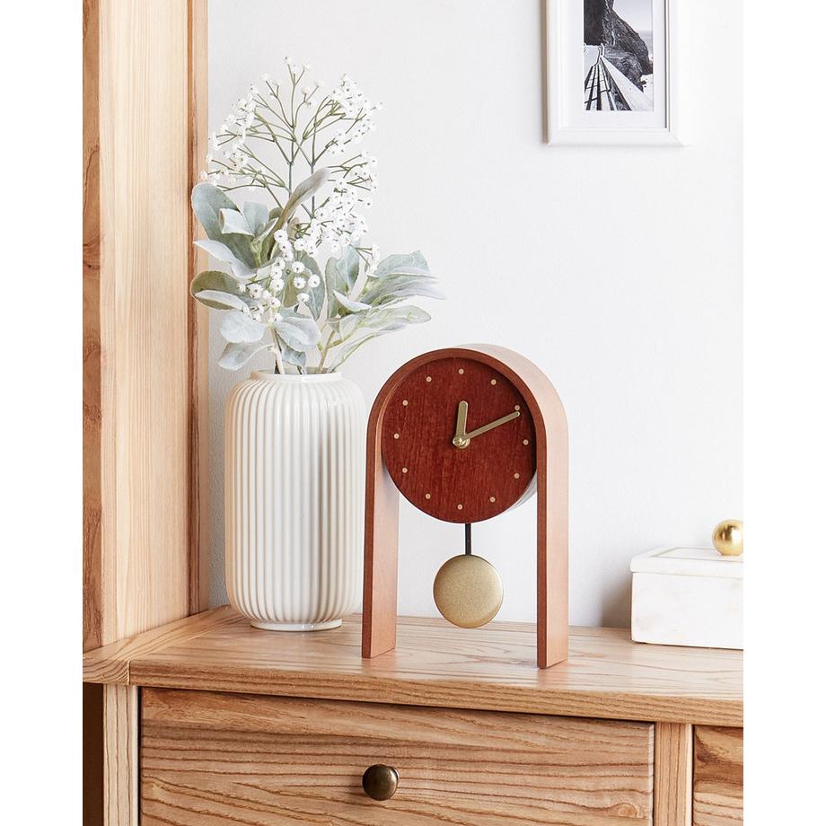 Beliani Orologio en Fibra a media densità (MDF) Retrò FERDEN  