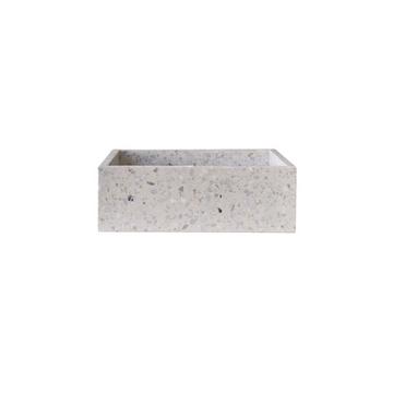 Quadratisches Waschbecken aus Premium-Terrazzo Moon Made