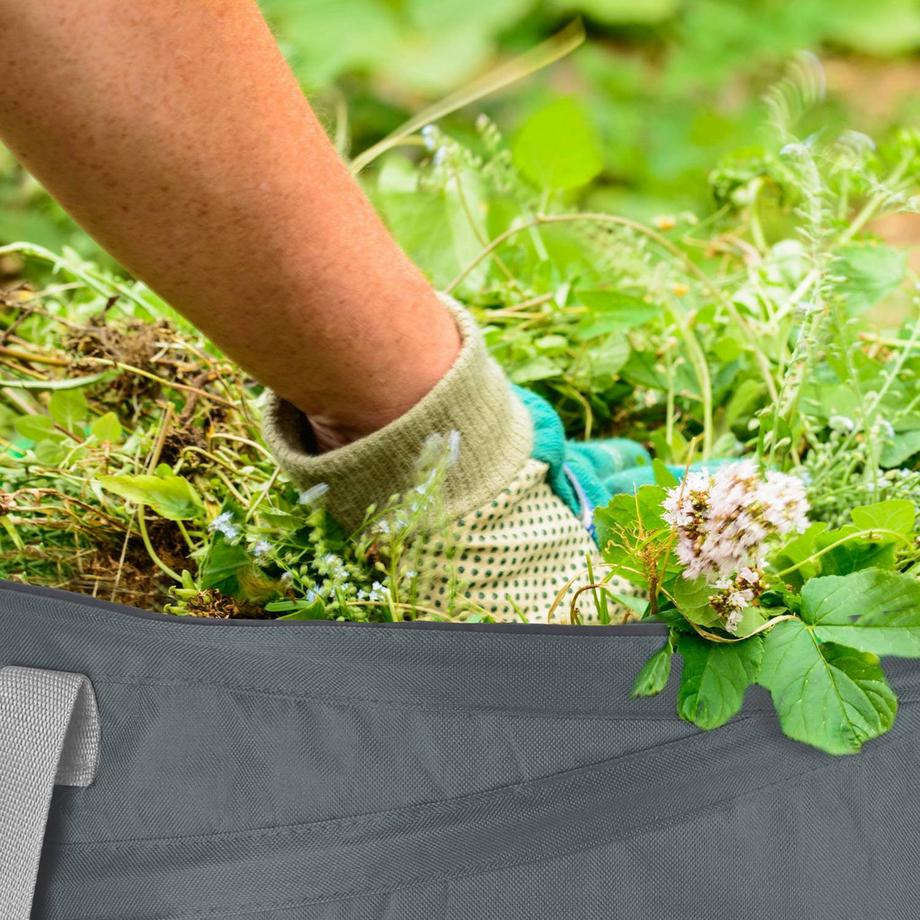 B2X 3 sacchi da giardino da 85 litri grigi  