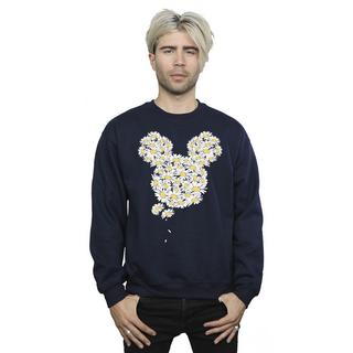 MICKEY MOUSE Gänseblümchen Kopf Print Sweatshirt  