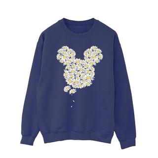 MICKEY MOUSE Gänseblümchen Kopf Print Sweatshirt  