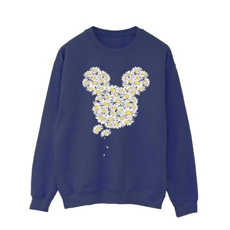 MICKEY MOUSE Gänseblümchen Kopf Print Sweatshirt  