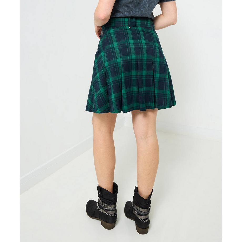 Joe Browns Tartan Karierter Faltenrock mit Schnalle  