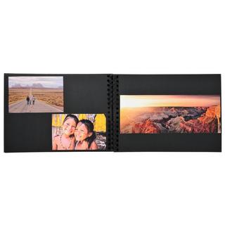 Exacompta Album photos à spirales 50 pages noires Passion - 32x22 cm  