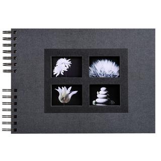 Exacompta Album photos à spirales 50 pages noires Passion - 32x22 cm  