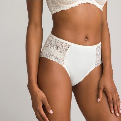 La Redoute Collections Culotte en dentelle et microfibre acheter