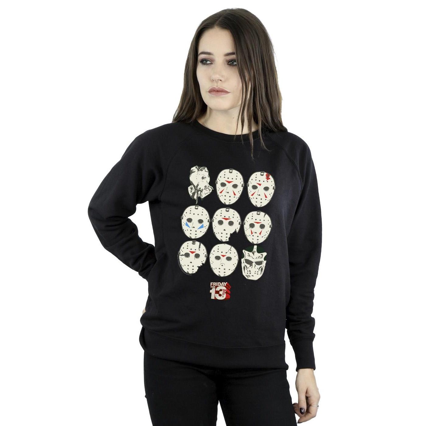 Friday The 13th Jason Masks Sweatshirt  