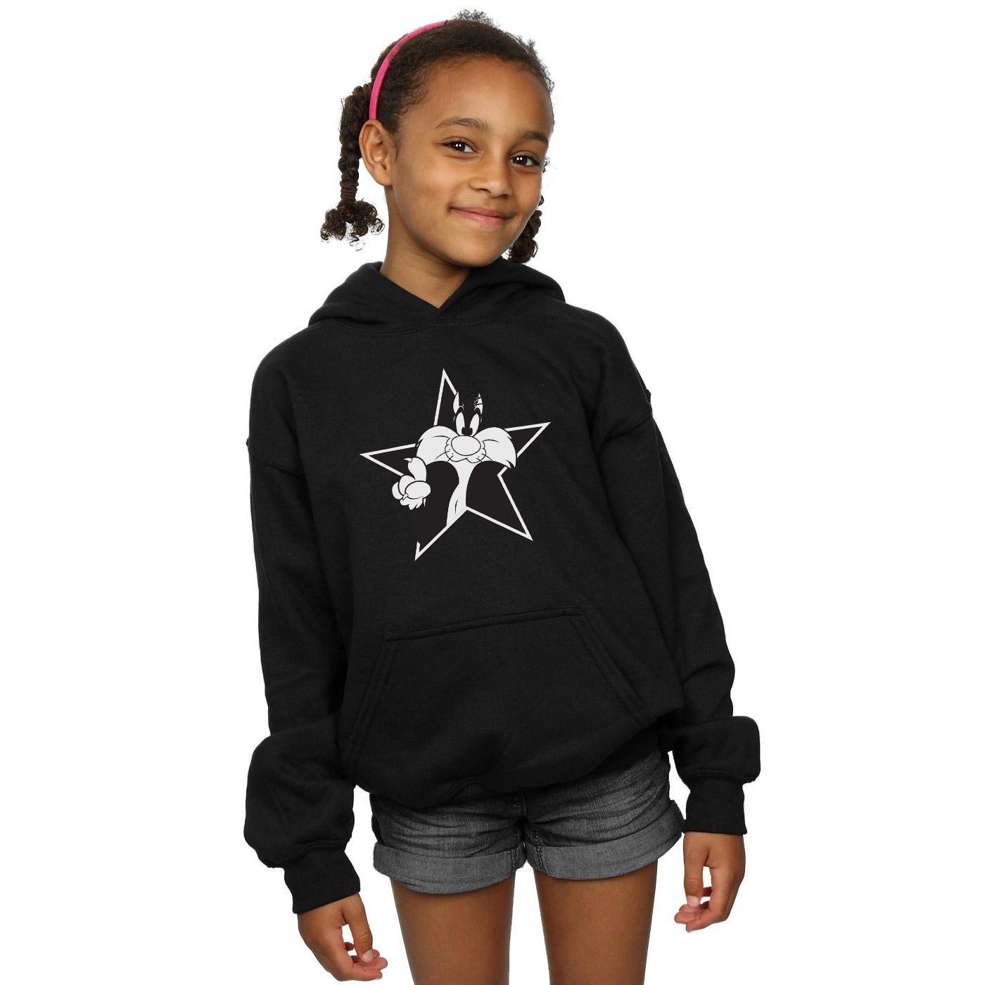 LOONEY TUNES  Sylvester Mono Star Kapuzenpullover 