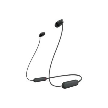 WI-C100 - Ohrhörer mit Mikrofon - im Ohr - Nackenbügel - Bluetooth - kabellos - Schwarz