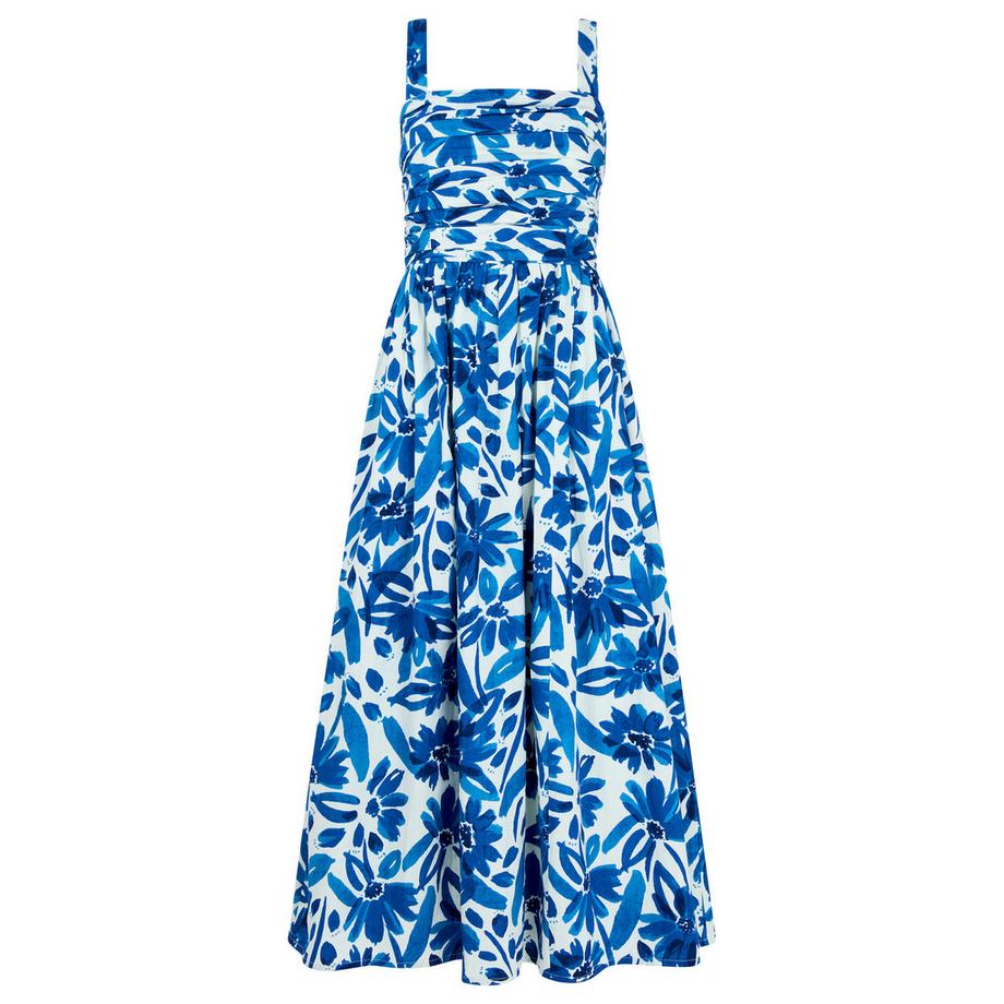 Joe Browns Robe Maxi Imprimée avec Bretelles Réglables  