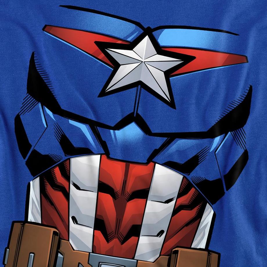 CAPTAIN AMERICA Kostüm Langarm T-Shirt  