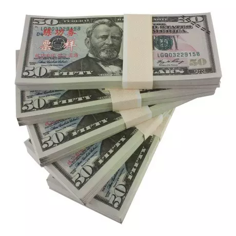 Fausse monnaie - 50 dollars américains (100 billets)