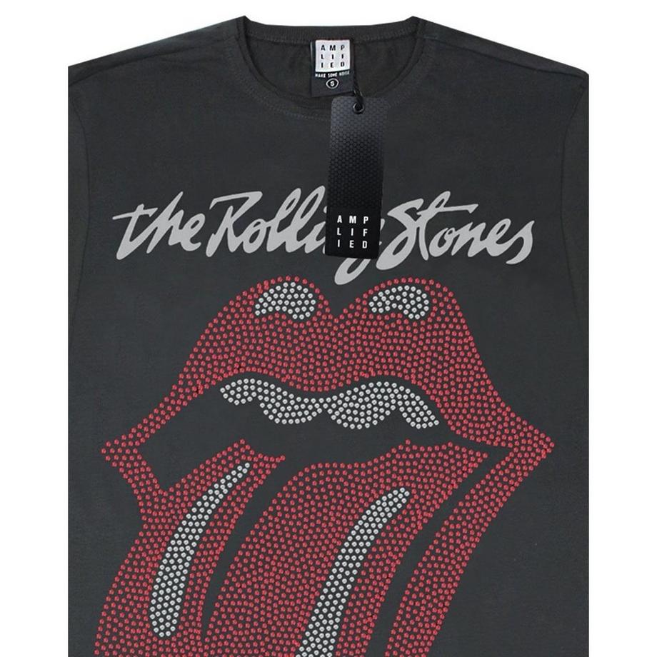 Amplified The Rolling Stones Tongue Logo T-Shirt  
