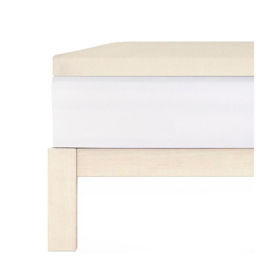 Living Home Topper Elastic Jersey Lenzuolo con Angoli  