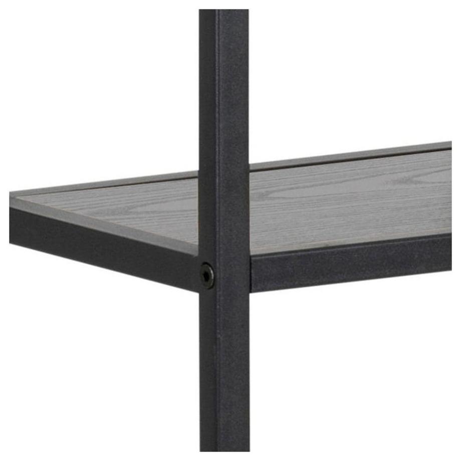 mutoni Scaffale multiplo Bronx nero 75x20x91  