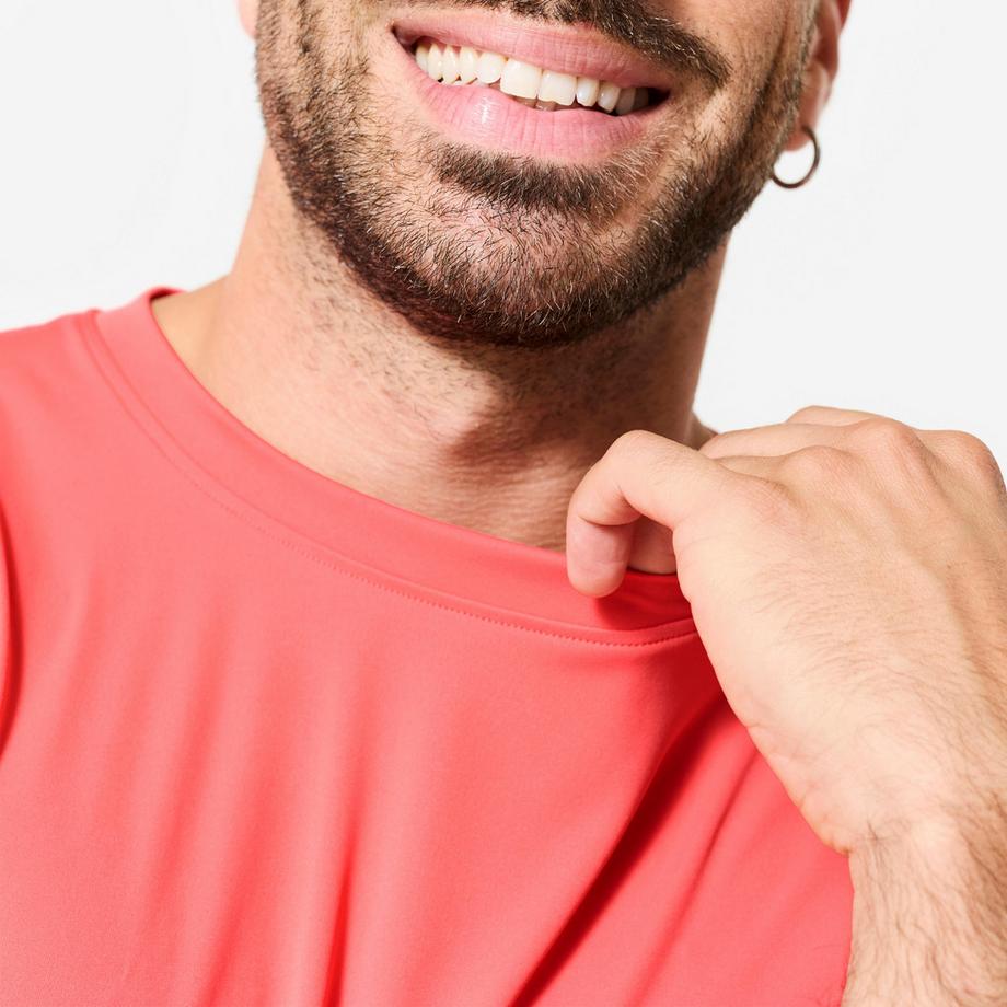 DOMYOS  T-shirt uomo girocollo traspirante poliestere 