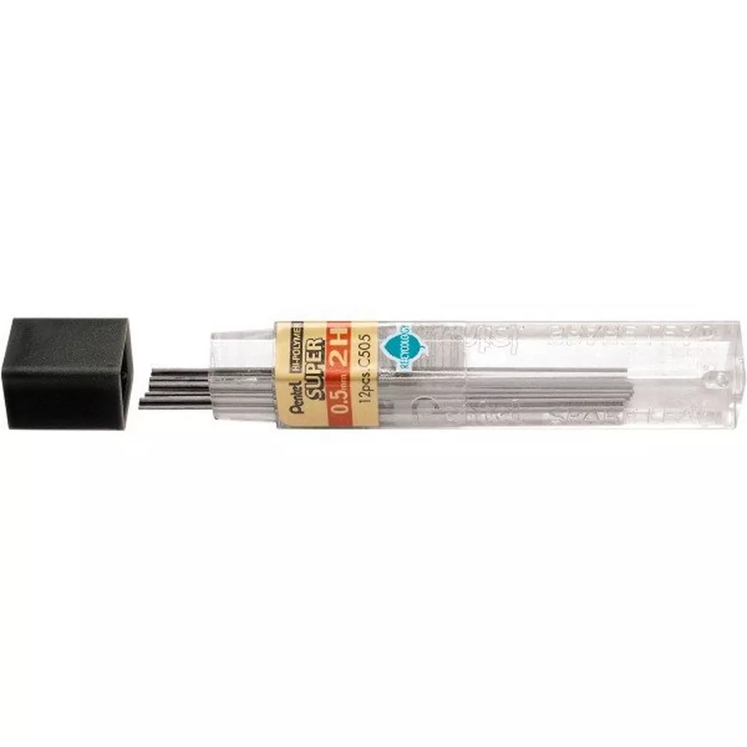 Pentel -  Minen 2H C505-2H 0,5mm 12 Stück