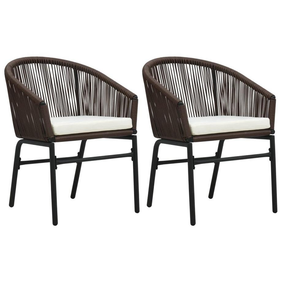 VidaXL set da pranzo da giardino PVC  