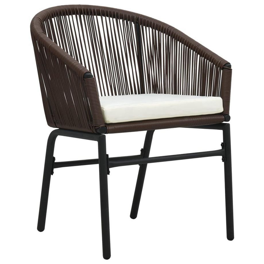 VidaXL set da pranzo da giardino PVC  