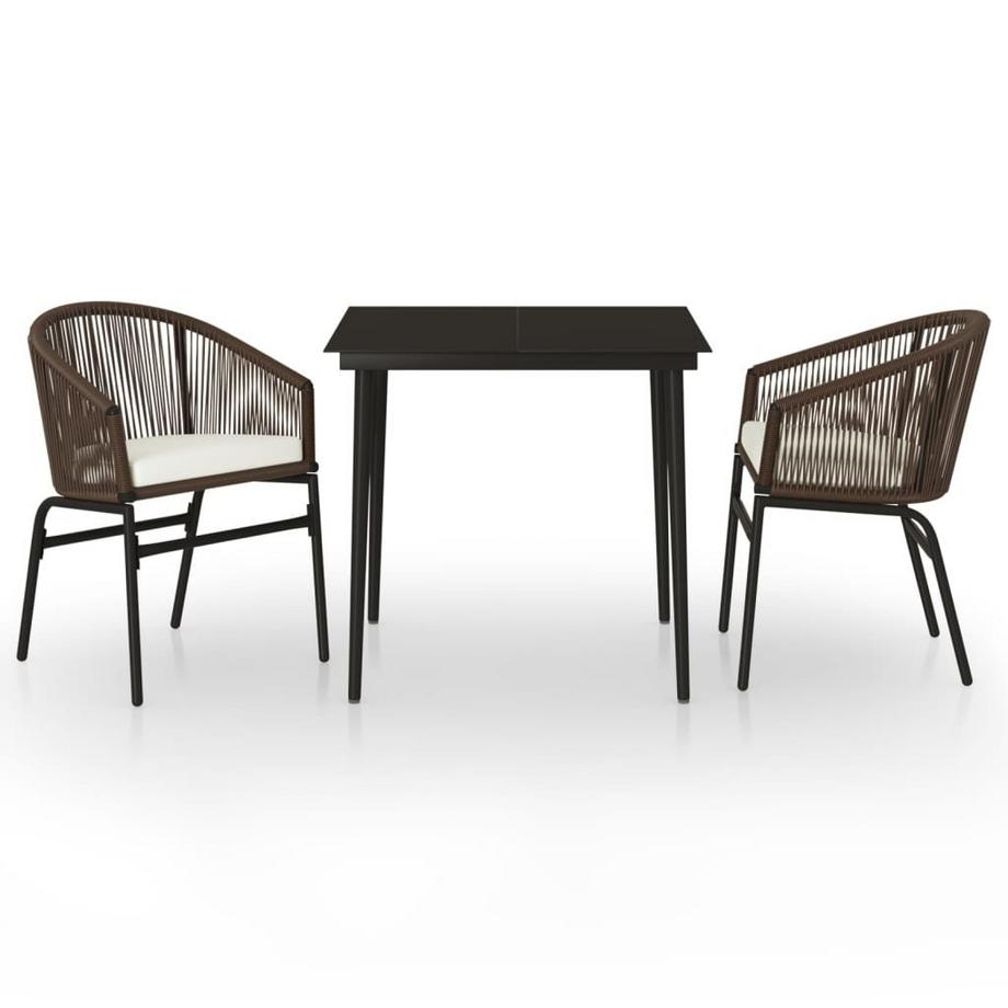 set da pranzo da giardino PVC