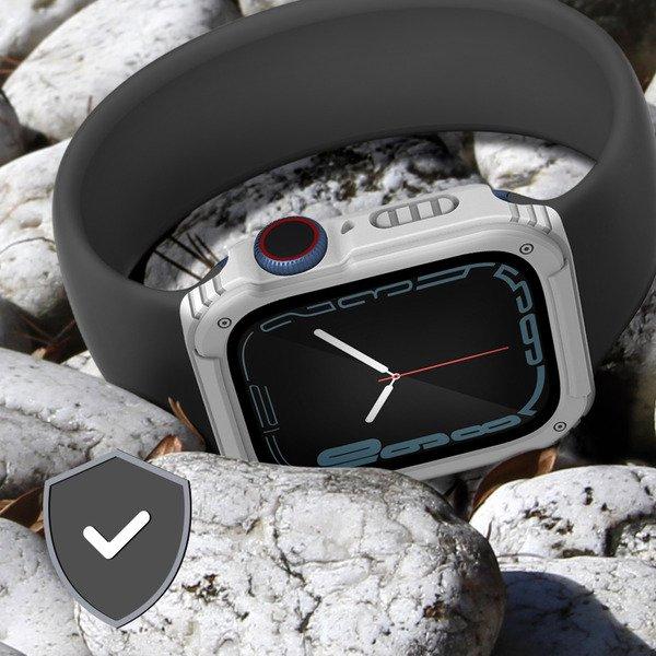 Avizar  Coque Intégrale Apple Watch 45mm Blanche 