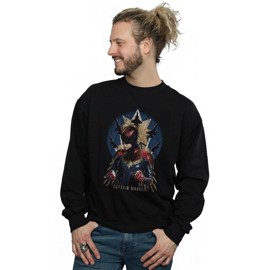 MARVEL Captain Sweatshirt à Imprimé Graphique  